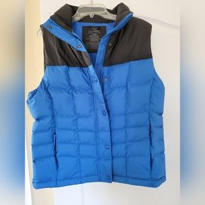 Womens LL Bean Down Vest Large